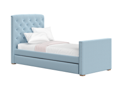 Кровать подростковая Elit soft (голубой)