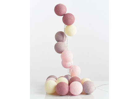 Гирлянда из хлопковых шариков "Коко" (20 шариков)