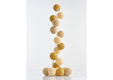 Гирлянда из хлопковых шариков "Триумф" (20 шариков)