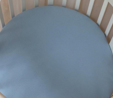 Комплект простыней для кроватки Сlassic (голубой, трикотаж)