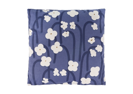 Подушка "Полярный цветок" 45х45 см (темно-фиолетовый)