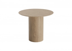 Стол обеденный Type D 90 см основание D 39 см (натуральный дуб)