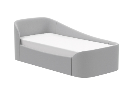 Диван-кровать KIDI Soft с низким изножьем 90*200 см (серый)