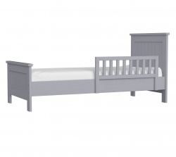 Кровать подростковая Wood (серый)