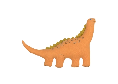 Игрушка мягкая вязаная Динозавр Toto из коллекции Tiny world 42х25 см